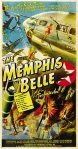 THE MEMPHIS BELLE MOVIE POSTER US Air Force VINTAGE - Picture 1 of 1