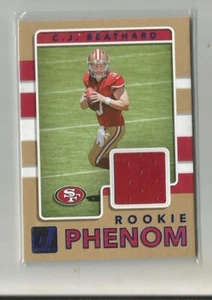 2017 Panini Donruss C.J. BEATHARD Rookie Threads Blue - Picture 1 of 1