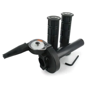 COMANDO GAS RAPIDO MOTOFORCE RACING NERO D. 22 INCLUSO MANOPOLE - Picture 1 of 2