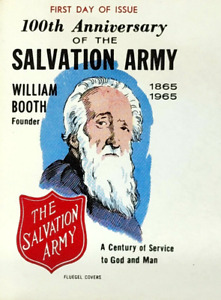 FDC The Salvation Army 100 Anniversary Cachet Fluegel