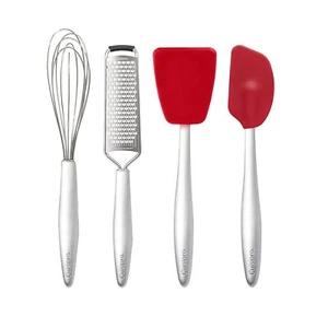 Cuisipro Set Mini Utensili da Forno 8" Piccolo 4pz Silicone e Acciaio Inox - Foto 1 di 5