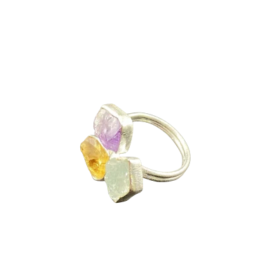 Moda Positano Gioielli - Collezione Zaffiro- Ag 925 Ametista Citrino Acquamarina - Immagine 1 di 4