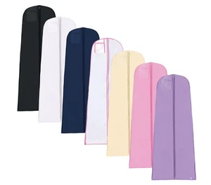 Hoesh Waterproof Wedding Long Zip Bridal Gown Dress Clothes Cover Garment Bags - Picture 1 of 51