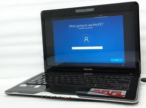 Toshiba Windows Laptop PC Satellite T130-17w - Celeron 743 @ 1.3 - 3GB RAM - ... - Picture 1 of 7