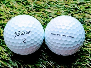 12 x 2023 TITLEIST PRO V1 WEISSE GOLFBÄLLE PERLE/A GRADE VERSANDKOSTENFREI PROV1 - Bild 1 von 1