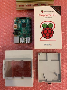 Raspberry Pi 2 Model B V1.1 - with DIN Rail Case and DIN Rail - Bild 1 von 1