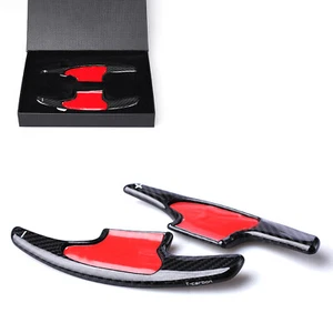Carbon Fiber Steering Wheel Shift Paddle Extension For HONDA VEZEL XRV 2018 BLK - Picture 1 of 9