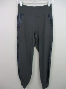 Pantalones de chándal Lululemon Align talla 6 gris teñido de diamante a rayas Nulu W5CHTS - Imagen 1 de 12