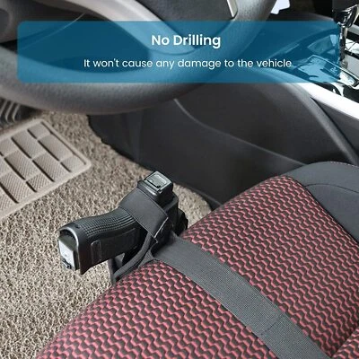 Concealed Carry Vehicle Mount Car Truck Handgun Pistol Gun Holster Ambidextrous - Image 1 of 4