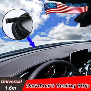 Rubber 1.6m Soundproof Dustproof Sealing Strip for Auto Car Dashboard Windshield - Picture 1 of 6