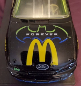 USED VINTAGE *ERTL 1:24 DIECAST BILL ELLIOT #94 FORD *THUNDERBAT* BATMAN FOREVER - Picture 1 of 20