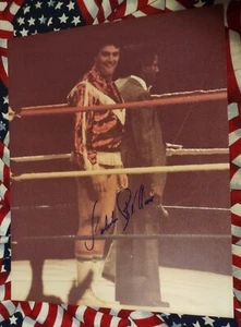 8X10 FARBFOTO 80er Jahre WRESTLER.  SALVATORE BELLOMO - Bild 1 von 2