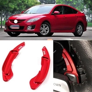 Alloy Add-On Steering Wheel DSG Paddle Shifters Extension For Mazda Speed 09-16 - Picture 1 of 11