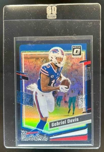 2023 Donruss Optic Gabriel Davis Black Prizm #1/1 Bills - Picture 1 of 2