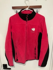 Vellón Stormtech Churchill Canadá bordado cremallera completa, rosa/negro, grande - Imagen 1 de 4