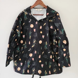 Gorman X Dana Kinter S / M Winter Song Birds Floral Rain Jacket Lightweight - Picture 1 of 5