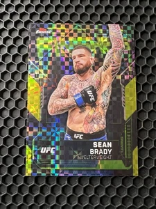 2025 Topps Finest UFC - FN-24 Sean Brady X-Fractor Finishers (SP) - Bild 1 von 2
