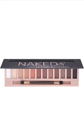 2 pack 12 Colors Makeup Nude Color Eyeshadow Palette, Natural,Nude Matte Shimmer - Image 1 of 4