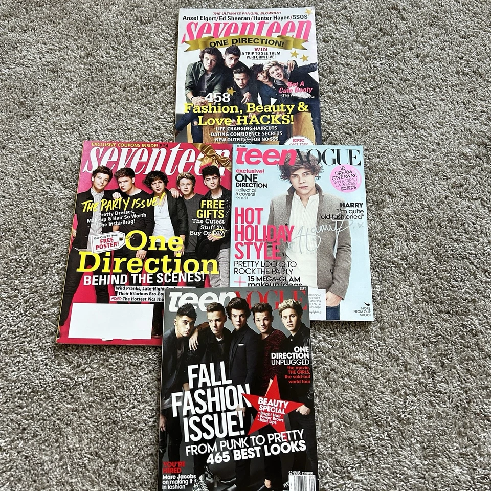 2013-2014 SEVENTEEN and Teen VogueMagazine ONE DIRECTION Lot Foto 1 de 1