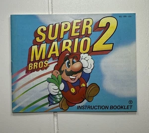 Super Mario Bros. 2 Nintendo NES Manuale Istruzioni SOLO Libretto - Foto 1 di 2