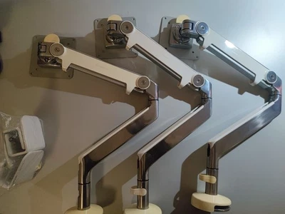Humanscale M2 Monitor Arm Clamp Mount - Silver - Image 1 of 4