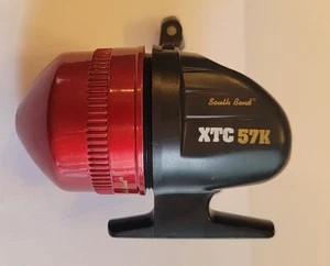 South Bend XTC 57K 6 lb Test 100 yards Spinning Reel Good Condition-red And Blk - Picture 1 of 5
