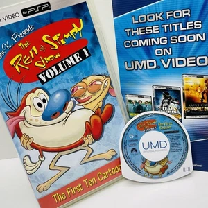 Sony PSP The Ren & Stimpy Show: Volume 1: The First Ten Cartoons UMD Video Disc - Picture 1 of 12