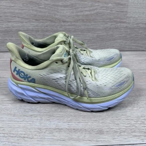 Hoka One One Clifton 8 Damengröße 9,5 gelb sportliche Laufschuhe Turnschuhe - Bild 1 von 11