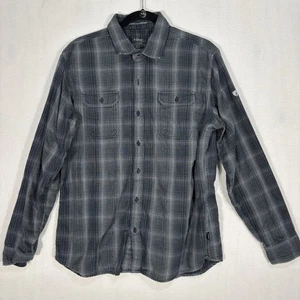 Camicia Kuhl Fugitive in flanella uomo grande con bottoni a quadri a quadri GORPCORE outdoor - Foto 1 di 12