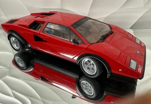 AUTOart 1:18 Lamborghini Countach LP500s Edición Walter Wolf Rojo #74651 DAÑADO - Imagen 1 de 14