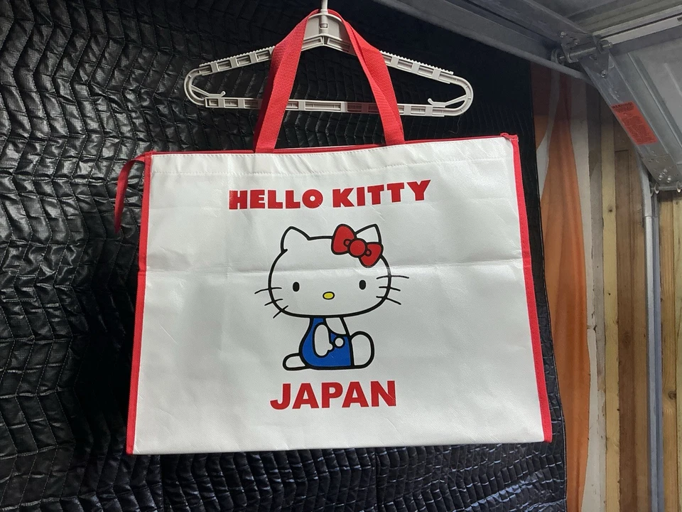 Hello Kitty女式手提包,单肩包大可重复使用杂货手提包 — 第 1/4 张图片