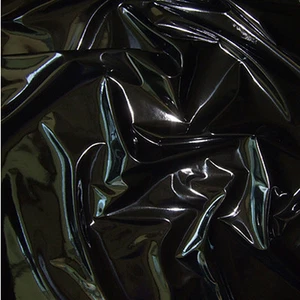 SHINY HIGH GLOSS PVC STRETCH RUBBER VINYL PLEATHER GOTH FETISH CLOTH FABRIC 54"W - Picture 1 of 126