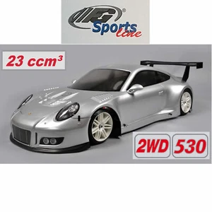 FG Modellsport 1:5 Sportsline 2WD 530 Chassis 23ccm³ Porsche GT3R silber - Bild 1 von 11