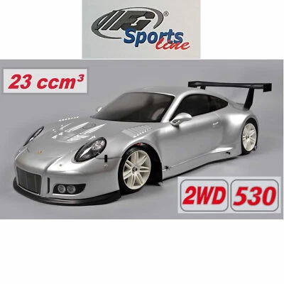 FG Modellsport 1:5 Sportsline 2WD 530 Chassis 23ccm³ Porsche GT3R silber - Bild 1 von 4