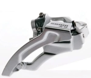 SRAM 3 X 10-FACH X9 Silver Derailleur Low Clamp 1 1/4in " Bottom " Pull Deep 44Z - Picture 1 of 1