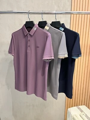 New Salvatore Ferragamo Men Polo Gancini Neck Logo - Image 1 of 4