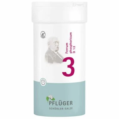 HOMÖOPATHISCHES LABORATORIUM ALEXANDER PFLÜGER GMBH & CO. KG BIOCHEMIE Pflüger 3 Ferrum phosphoricum D 12 Tabl. 400 St PZN06318861