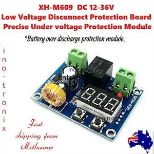 XH-M609 DC 12-36V Battery over discharge Protection module. Low voltage cut-off - Picture 1 of 9