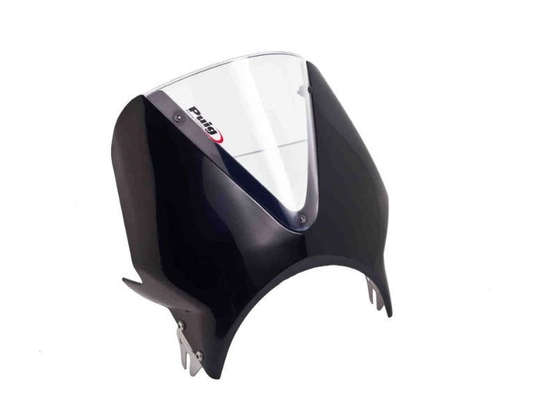 Черный обтекатель Puig с экраном Clear Vision Yamaha XSR 700 2016-2019 - Изображение 1 из 1