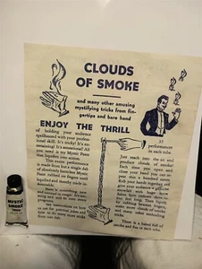 Vintage Clouds of Smoke Mystic Smoke Trick - Picture 1 of 1