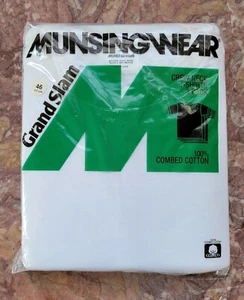 Vintage NOS MUNSINGWEAR GRAND SLAM Men's Crew Neck T Shirt 3 Pack-Chest 46 - Picture 1 of 3