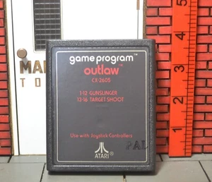 Atari 2600 Vintage Console Game - TESTED - Outlaw - #185 - Picture 1 of 2