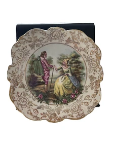 JAMES KENT Ltd. "Romance" 4 1/2" Square Dish Vintage Very Good - Picture 1 of 5
