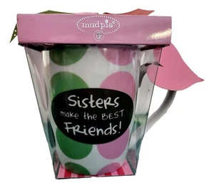 Decorative Mug Ceramic Coffee Cup Sisters Make the Best Friends - Picture 1 of 5
