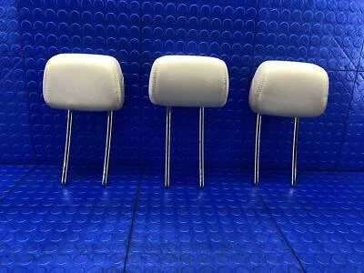 Mercedes-Benz E350 2017-2023 OEM asiento trasero reposacabezas juego de 3 cuero doblado Foto 1 de 4