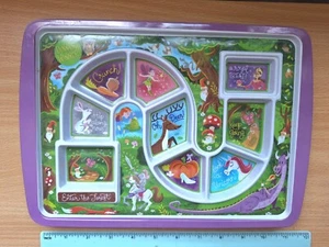 Genuine Fred Dinner Winner Tray Children Lunch Board Game Kids Dinner Meal Plate - Picture 1 of 5