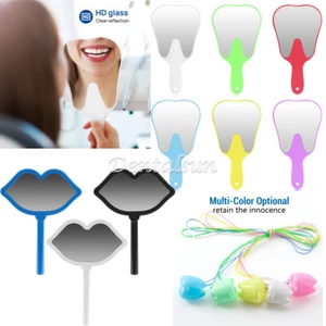 Espejo bucal dental portátil maquillaje en forma de dientes/labios cajas de almacenamiento de dientes de bebé - Imagen 1 de 46