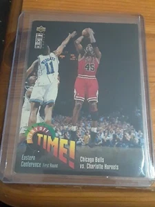 Michael Jordan Basketball Card 1995-1996 Collector's Choice Playoff Time #353 - Picture 1 of 2