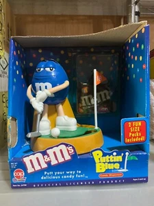 MISB 00611 M&M's Puttin GOLF BLUE dispenser with BOX IN STOCK - Bild 1 von 6