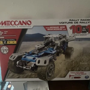 Meccano by Erector 10 in 1 Rally Racer Model Vehicle Building Kit New Sealed - Picture 1 of 9